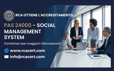 RCA OBTAINS ACCREDITATION FOR PAS 24000: A NEW STRATEGIC MILESTONE FOR CORPORATE SOCIAL RESPONSIBILITY